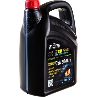 Масло GT OIL Max Trans SAE 75W-90 API GL5 8809059409091