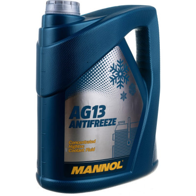 MANNOL ANTIFREEZE AG13 HIGHTEC 5 л. Концентрат антрифриз зеленый 2035