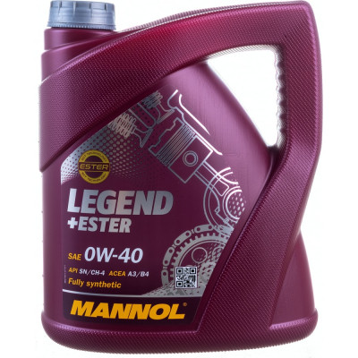 Синтетическое масло MANNOL LEGEND Ester 0W40 1001