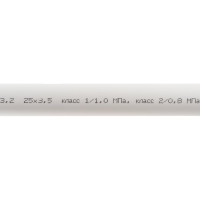 Gigant Труба PP-R белая, армированная стекловолокном SDR 7,4 (PN 20) 25x3,5мм, 2м GSG-12