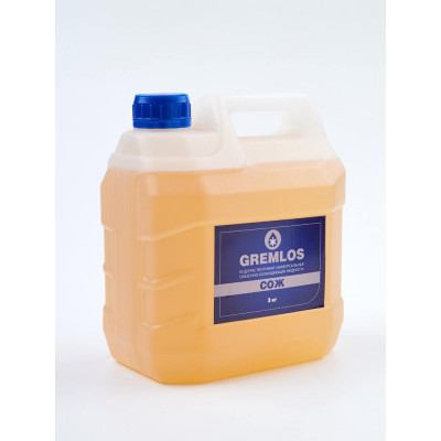 Жидкость смазочно-охлаждающая (концентрат 1:19) 3 кг Гремлос 4687201795001