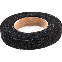 Изолента ЦМК Х/Б, 15 мм х 10 м, односторонняя, черная, 100 г IS0001