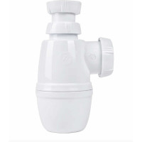 Сифон WIRQUIN МИНОР без выпуска, 1 1/2х40 мм 30718023