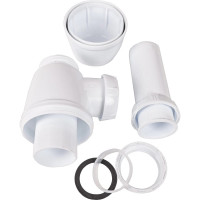 Сифон WIRQUIN МИНОР без выпуска, 1 1/2х40 мм 30718023