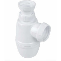 Сифон WIRQUIN МИНОР без выпуска, 1 1/2х40 мм 30718023