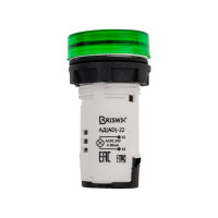 Индикатор светодиодный Briswik АД-22 зеленый 24В AC/DC IP65 22AC/DC24V3.BR