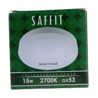 Светодиодная лампа SAFFIT SBGX5315 GX53 15W 2700K 55191