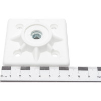 Держатель ножки табурета Левша М10, белый, 2 шт. У8-9809.Б