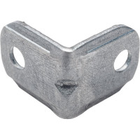 Мебельный уголок с декоративной накладкой Левша 20х20 мм, белый, 4 шт. У8-5129.Б