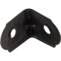 Мебельный уголок Левша 20х20х16 мм, черный, 8 шт. У8-5008.Ч