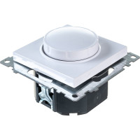 Диммирующий выключатель STEKKER механизм, GLS10-7106-01, 250V, 500W, серия Катрин, белый 39307