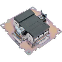 1-клавишный выключатель STEKKER механизм, GLS10-7103-01, 250V, 10А, серия Катрин, белый 39298