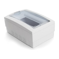 Настенный бокс STEKKER EBX50-3/08-20 8 модулей, пластик, серия Standart 39646