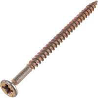 Универсальный саморез с потайной головкой BEFAST желтый цинк 4х60 100 шт. C4060100S