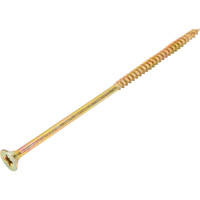 Универсальный саморез с потайной головкой BEFAST желтый цинк 5х120 100 шт. C5120100S