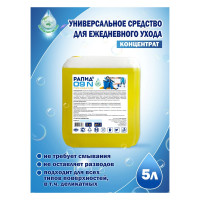 Универсальное моющее пенное средство с воском для очищения поверхностей, Рапид 09-N 5 л 4607002303977