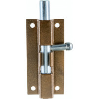 Прямоугольная задвижка Левша ШП-60 коричневый/цинк У1-2669.КМЦ