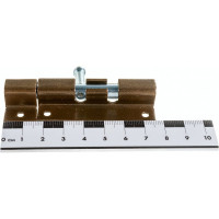 Прямоугольная задвижка Левша ШП-60 коричневый/цинк У1-2669.КМЦ