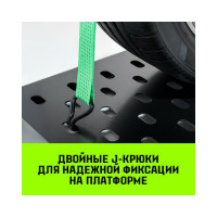 Стяжной автовозный ремень HITCH REGULAR 50 мм, 3 т, 3 м, контроллер 3 шт. 33 мм SZ068107