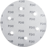 Круг шлифовальный (5 шт; 225 мм; P240; 6 отверстий) АЯ-ТЕХ 4673729815031