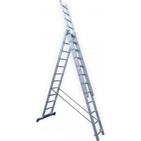 Лестница трехсекционная STAIRS универсальная усиленная 13 ступеней ALP313