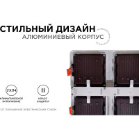 Светодиодный встраиваемый светильник Apeyron Грильято, 36Вт, 3600Лм, 4000К, 240х240х27мм. 42-021