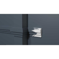 Стеновой молдинг Decor-Dizayn ударопрочный влагостойкий под покраску 45Х15Х2000 мм DD625