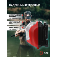 Налобный светодиодный фонарь ЭРА GB-709 Пиранья, на батарейках, 3 режима 5 Вт, СОВ, 3хААА Б0052751