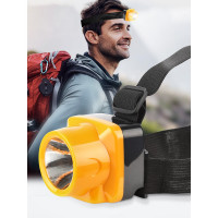 Светодиодный налобный аккумуляторный фонарь Трофи TG1 яркий, 4V0.5Ah, 1xLED, ЗУ 220V, Б0053033