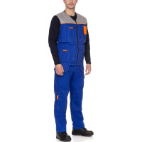 Жилет СОЮЗСПЕЦОДЕЖДА Профессионал васильковый/светло-серый, р. 48-50, рост 170-176 2000000061108