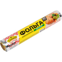 Пищевая прочная фольга Горница 29 см х 80 м, 11 мкм 209-033