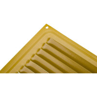 Решетка вентиляционная 150х150 мм золотой металлик Трибатрон 87696