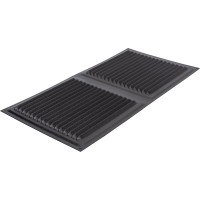 Решетка вентиляционная 150х300 мм черный муар Трибатрон 87728