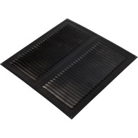 Решетка вентиляционная 300х300 мм черный муар Трибатрон 87718