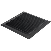 Решетка вентиляционная 150х150 мм черный муар Трибатрон 87701