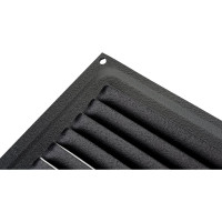 Решетка вентиляционная 150х150 мм черный муар Трибатрон 87701