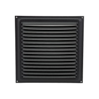 Решетка вентиляционная 150х150 мм черный муар Трибатрон 87701