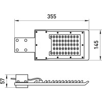 Светильник уличный светодиодный ЭРА SPP-503-0-30K-050 50Вт 5000лм 3000К КСС Ш 3 года IP65 Б0051836
