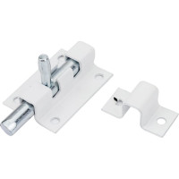 Прямоугольная задвижка Левша ШП-40 белый/цинк У1-2649.БЦ