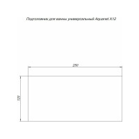 Подголовник Aquanet 00204063