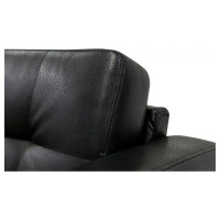 Диван Мягкий офис Офис Классик с механизмом двухместный черный ОК203ЧН_MH