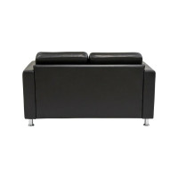 Диван Мягкий офис Офис Классик с механизмом двухместный черный ОК203ЧН_MH