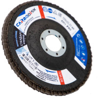 Круг лепестковый торцевой (125х22.23 мм; P80; корунд) CARBODISK Н0160442 00-00016212