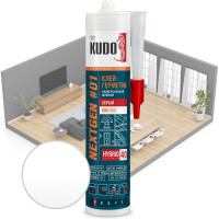 Клей - герметик универсальный шовный на основе гибридных полимеров KUDO серый, 280 мл KBK-523