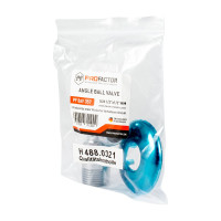 Угловой шаровой кран для бытовой техники PROFACTOR PF CHROME н/н 1/2 дюйма х 1/2 дюйма PF BAV 357