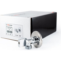 Угловой шаровой кран для бытовой техники PROFACTOR PF CHROME н/н 1/2 дюйма х 1/2 дюйма PF BAV 357