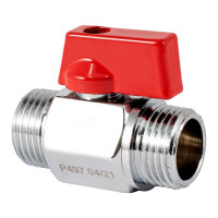 Шаровой кран PROFACTOR PF CHROME MINI для бытовой техники н/н 1/2 PF BMV 353