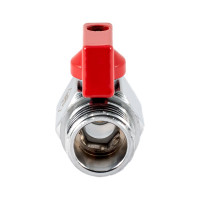 Шаровой кран PROFACTOR PF CHROME MINI для бытовой техники н/н 1/2 PF BMV 353