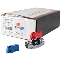 Шаровой кран PROFACTOR PF CHROME MINI для бытовой техники н/н 1/2 PF BMV 353