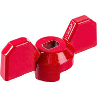 Рукоятка для шарового крана PROFACTOR PF STANDARD бабочка, красный/синий пара 1" PF FBV 2525WH